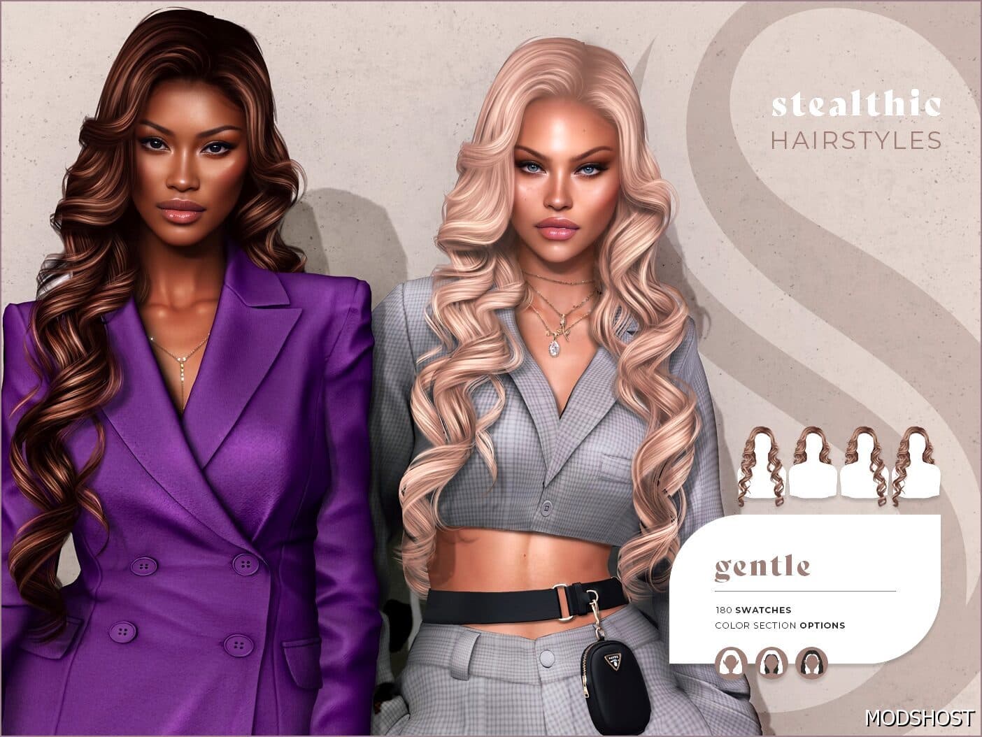 Скриншот мода Прическа Gentle Hair